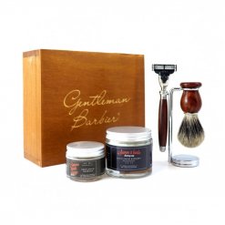 Kit de rasage homme Gentleman Barbier 5 pices