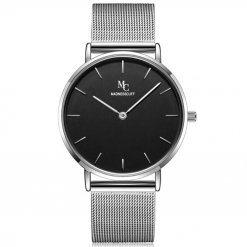 Montre homme Madnesscuff Classic Silver Black