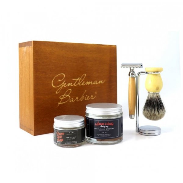 Coffret rasage homme Gentleman Barbier 5 pices