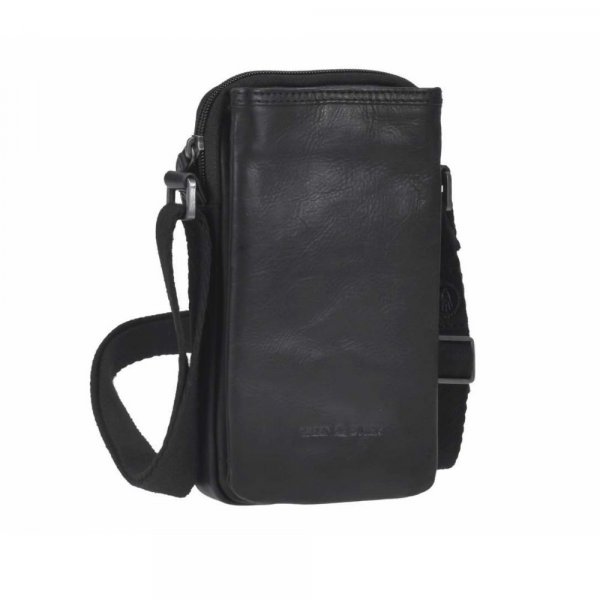 Sac bandoulire noir pour tlphone Greenburry