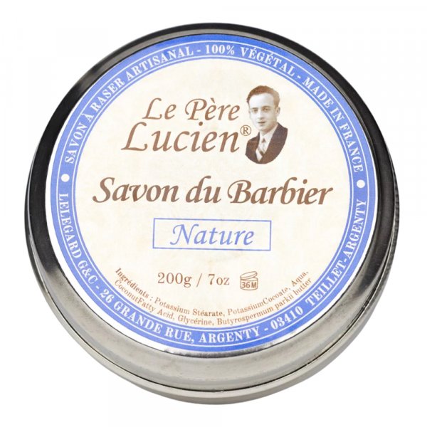 Savon  barbe Le Pre Lucien Nature Sans Parfum