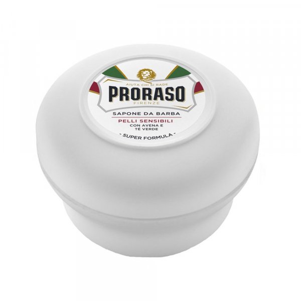 Savon  barbe Proraso Blanc Peaux Sensibles