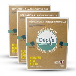 Pack 3 crmes dpilatoires Depile Argile