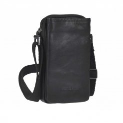 Sac bandoulire noir pour tlphone Greenburry