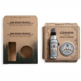 Coffret coiffure pour homme Mr Bear Family Sea Salt Spray + Matt Clay