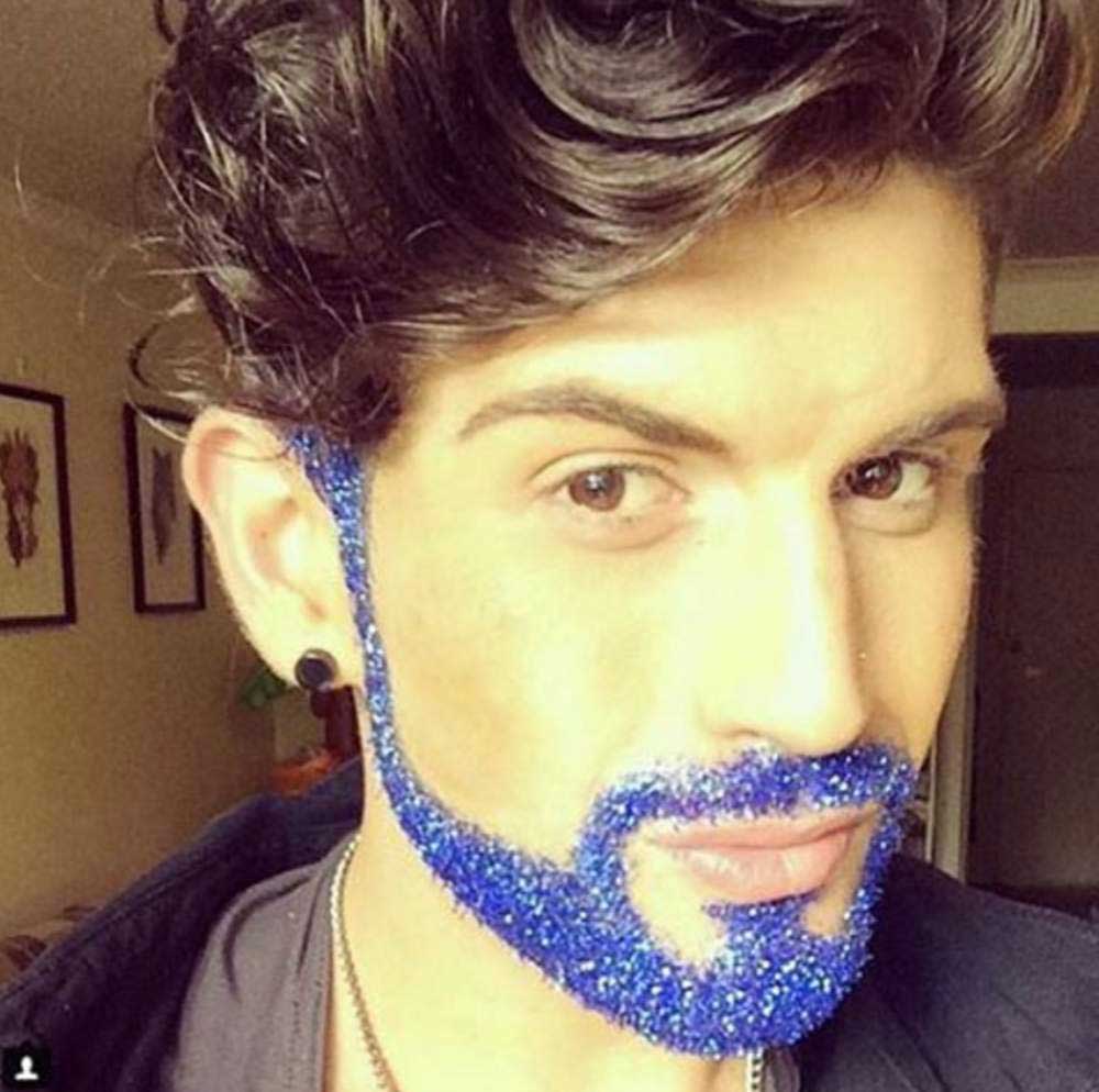 Barbe à paillettes : Osez la barbe pour faire la fête !
