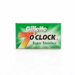 Lames de rasoir Gillette 7 O Clock x5 verte